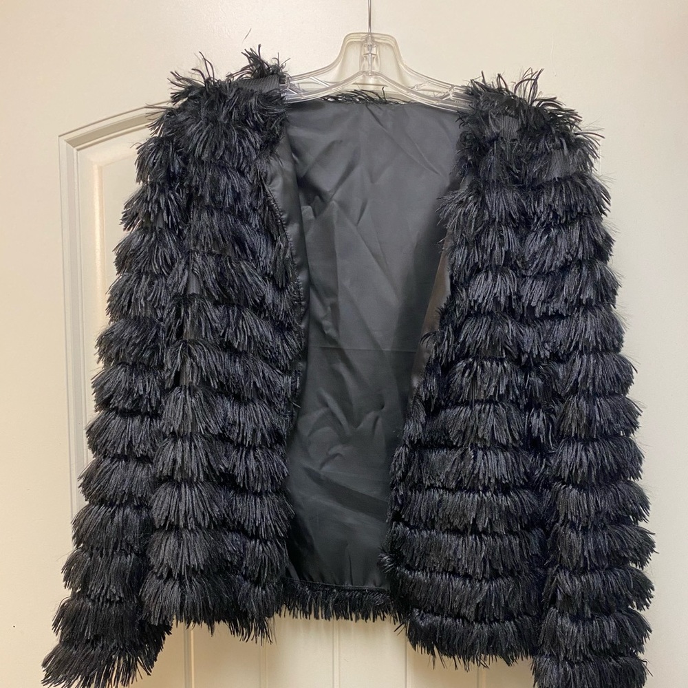 Frill/fringe jacket
